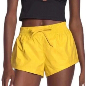 Free People Movement Women's Shorts XS Moonlight‎ Yellow Reflective